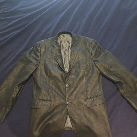 Dark Leather Jacket - Picture 1 of 8